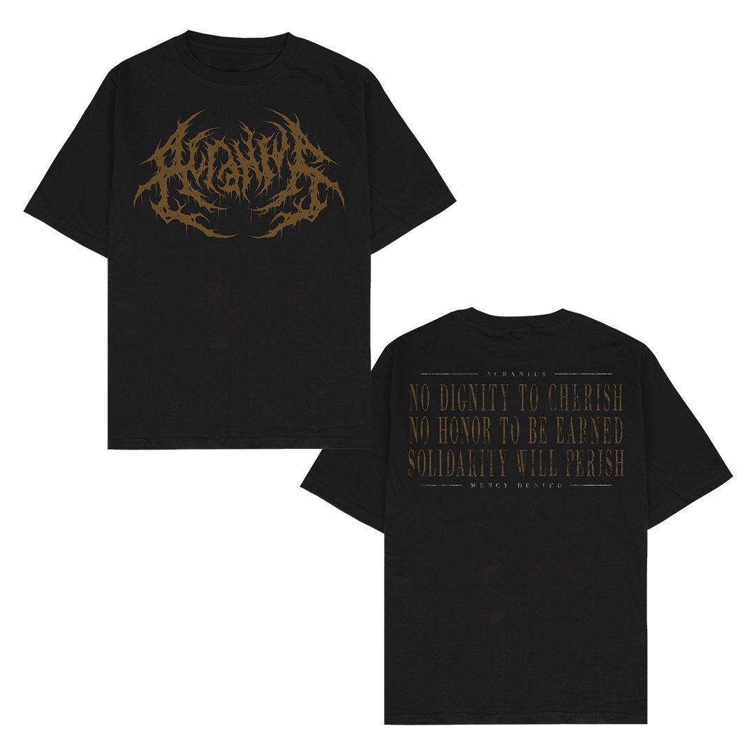 T-SHIRT - brown Logo | Official ACRANIUS Webshop