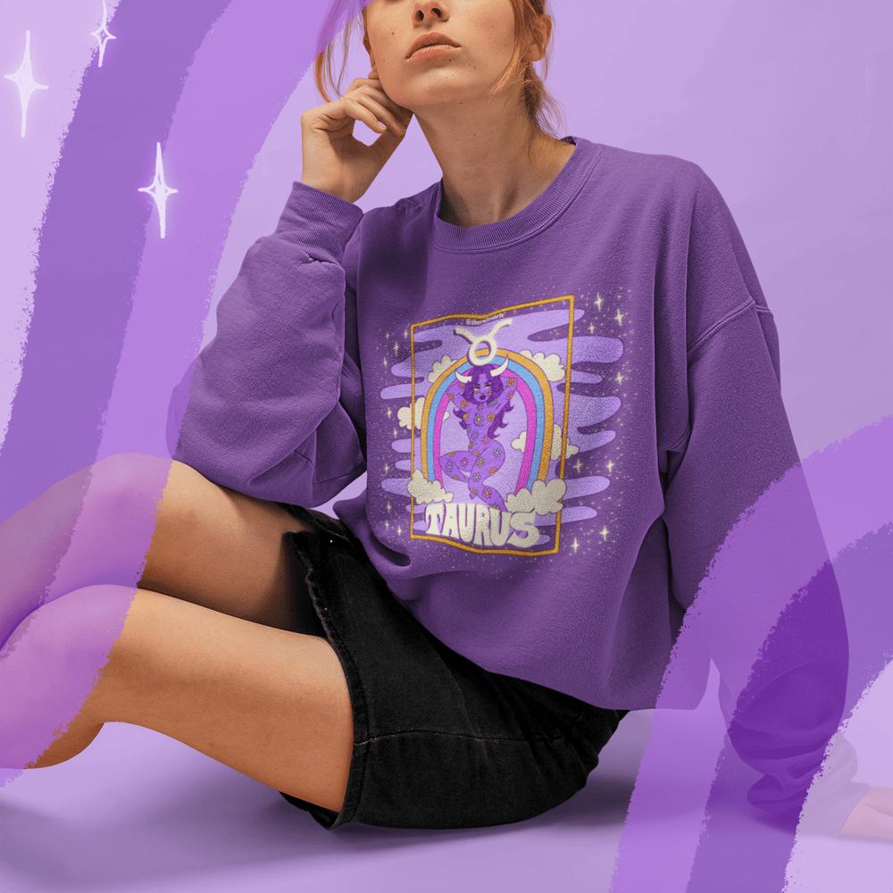 Image of TAURUS PULP ASTROLOGY SWEATSHIRT