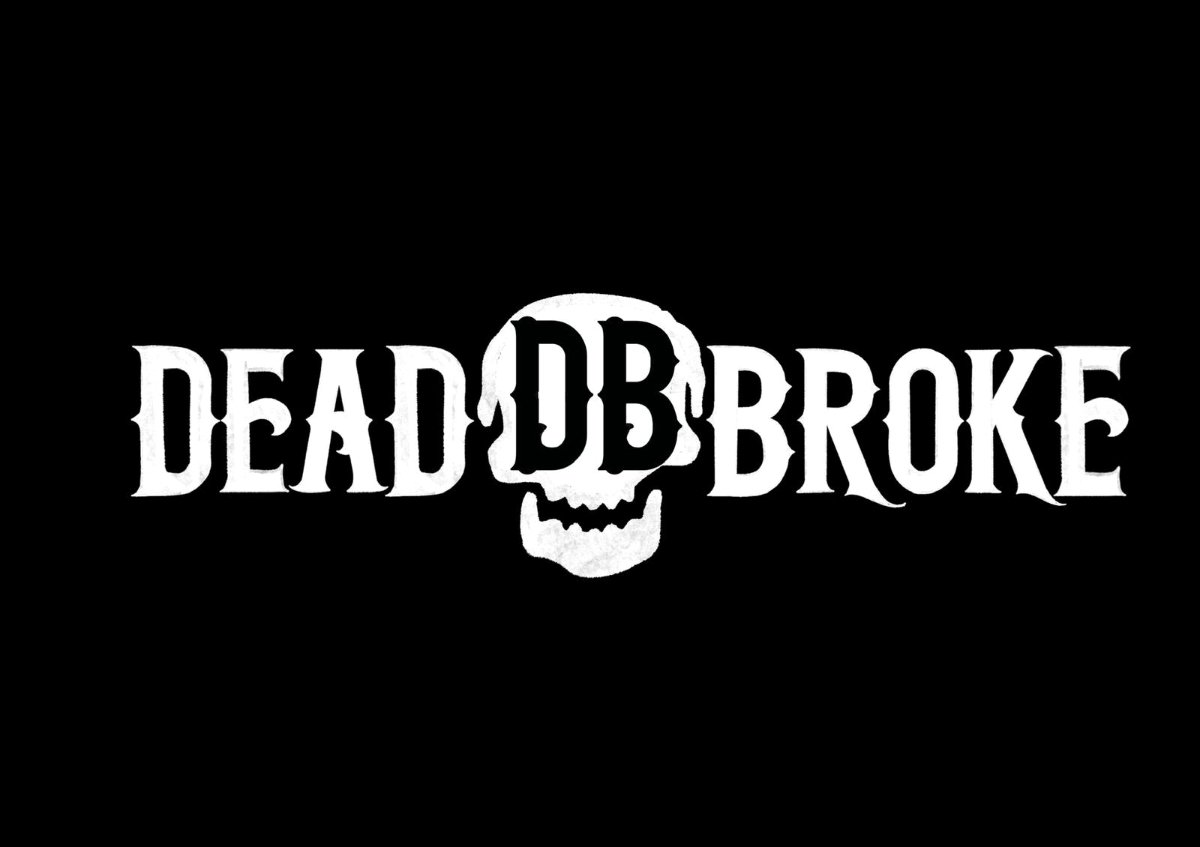 Dead broke logo 15cm | Dead Broke Decals