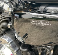 This Machine Kills Batteries Sticker 