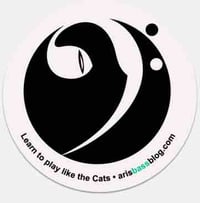 Image 1 of Vinyl sticker • Play like the Cats  