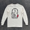 long-sleeve tee in natural beige