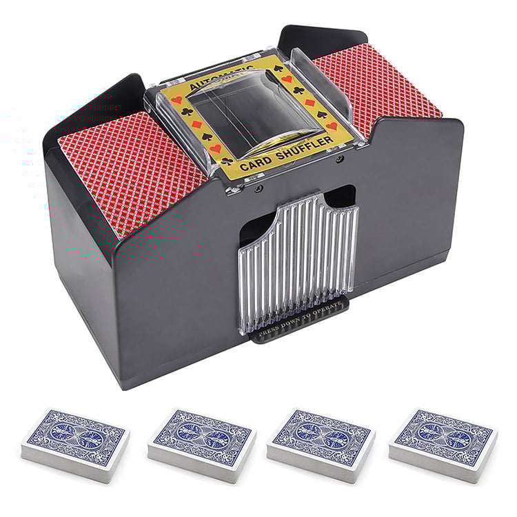 4 Deck Card Shuffler Machine cardshufflemachine