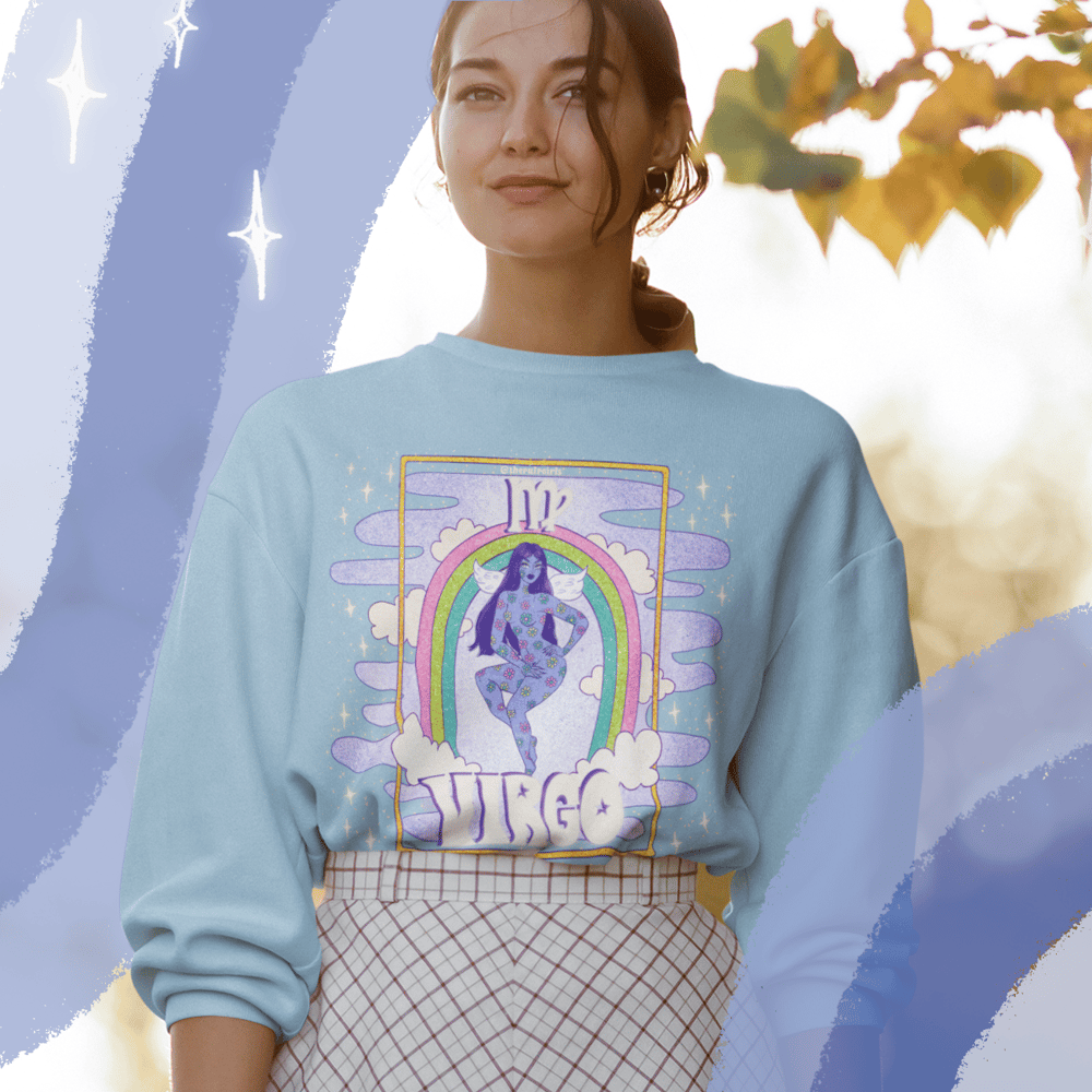 Image of VIRGO PULP ASTROLOGY SWEATSHIRT