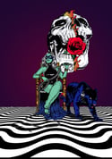Night Panther woven blanket PREORDER