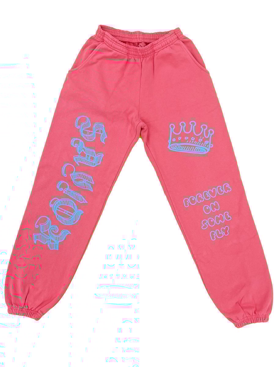Image of  Savior Sweats- Coral/Blue