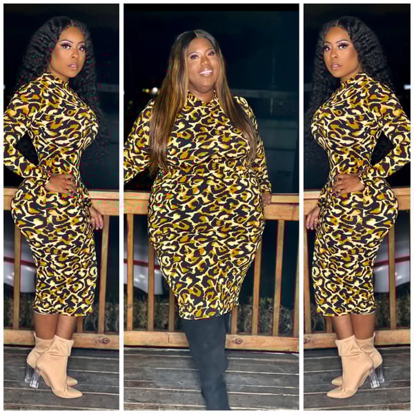 Image of Cheetah dress 