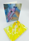 Abstract Days Blank Cards 
