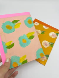 Image 3 of Peach Flower Blank Cards 