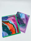 Magnetic Abstract Blank Cards