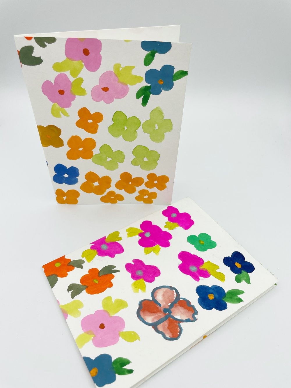 Image of Bright Flowers Blank Cards