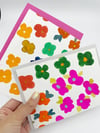Bright Flower Pops Blank Cards