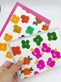 Image 3 of Bright Flowers Blank Cards