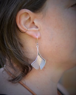 Image of Ginko Leaf earrings