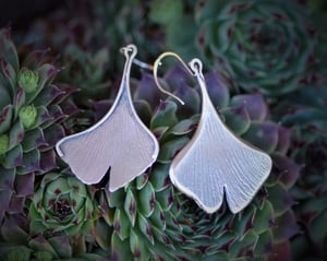 Image of Ginko Leaf earrings