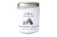 CRANBERRY WOODS. Soy Candle.