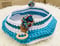 Image of Ocean Blue Crocheted Basket
