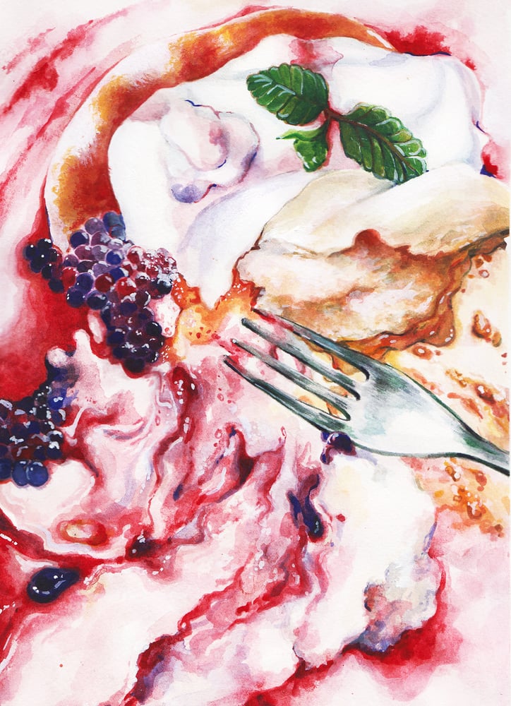 Image of Souffle Pancake Print