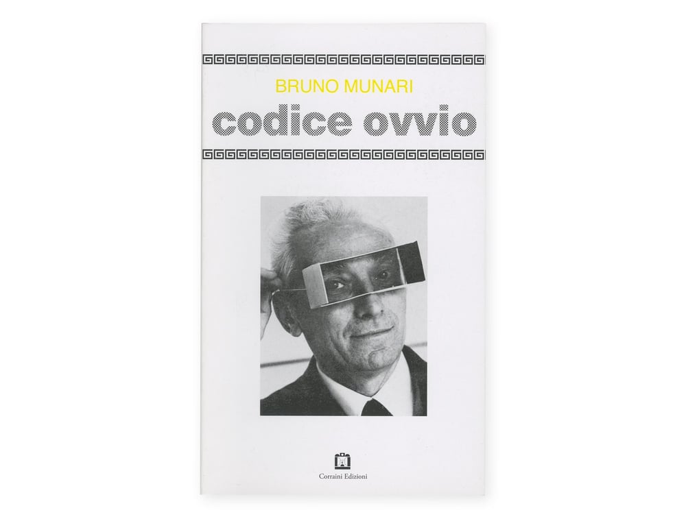 Image of Codice ovvio.  Bruno Munari 