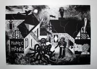 Serigraphie Manic miner