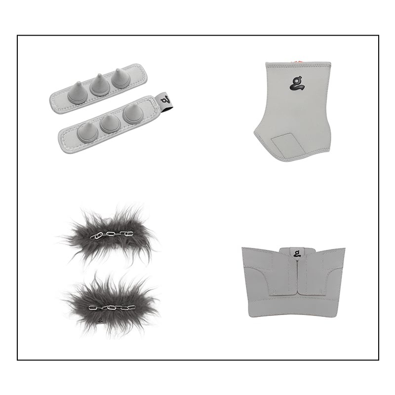 Grape Shoe Accessories Grey Set Grape Shoe Accessories Grey Set