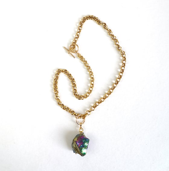 Image of COSMOS rock crystal chain necklace