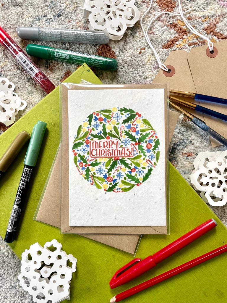 Plantable Seed Card - Merry Christmas Bauble