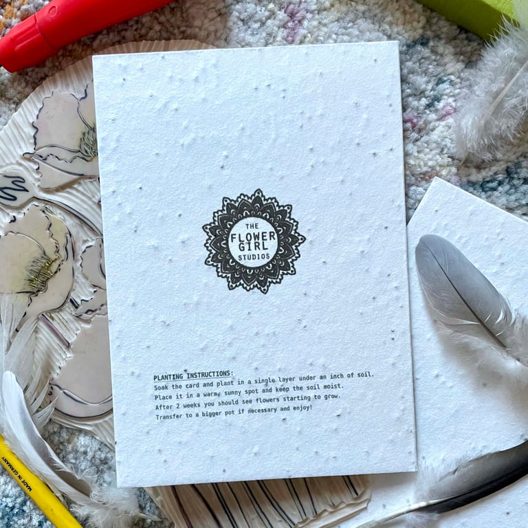 Plantable Seed Card - Merry Christmas Bauble Image 3