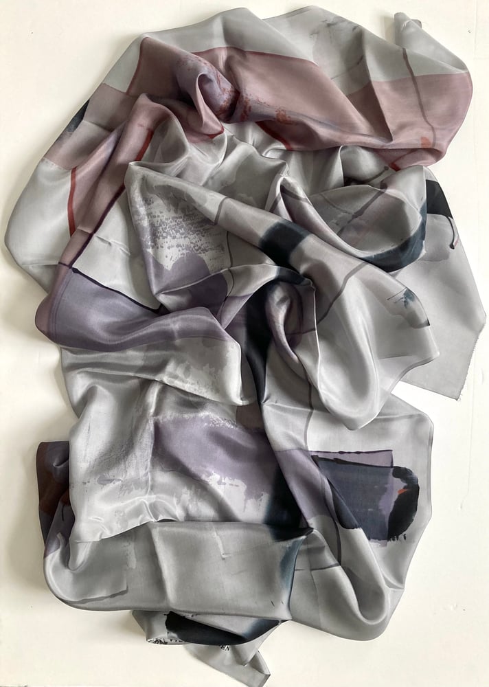 Image of Light grey, soft lilac, powder and other greys.