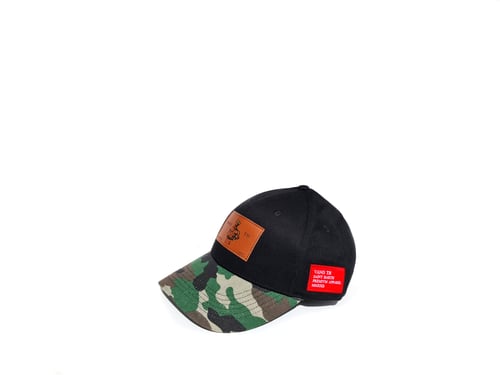Image of Leathered logo cap