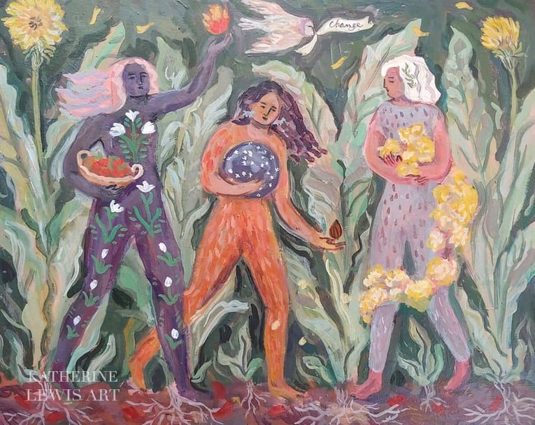 Image of For a Better Tomorrow | 15x18 Original Painting on Canvas
