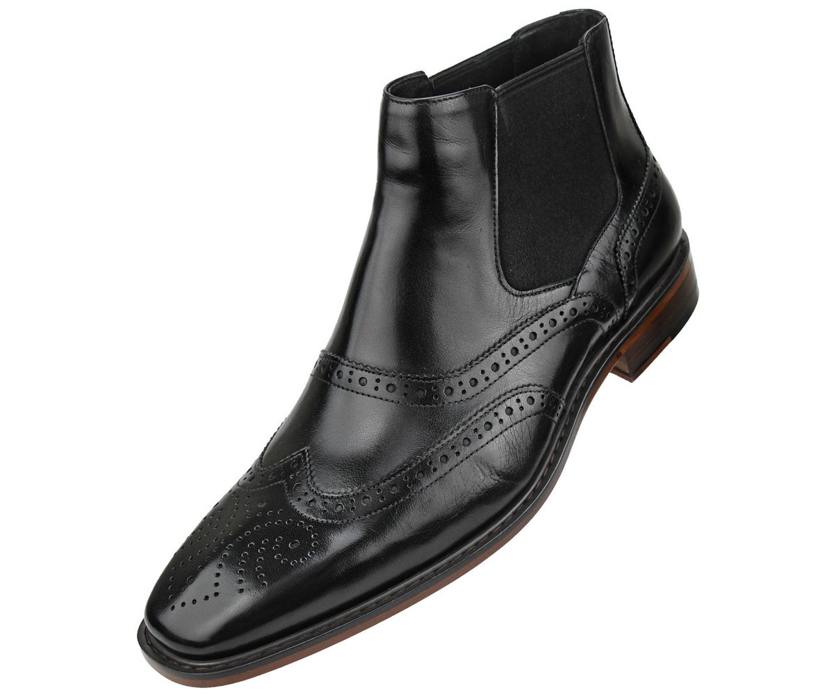asher leather wingtip boot