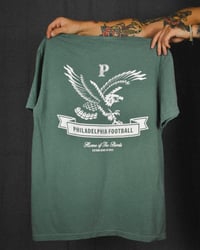 Image 1 of Letterman Birds Shirt (Washed Green) 