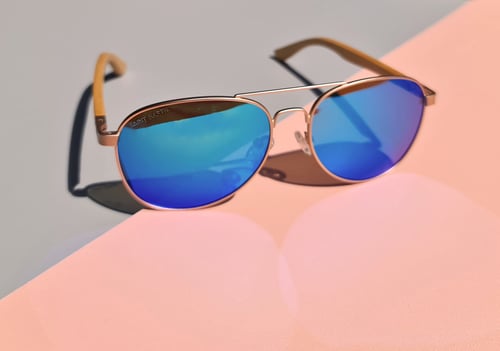 Image of " La plage" Sunglasses Ocean Blue