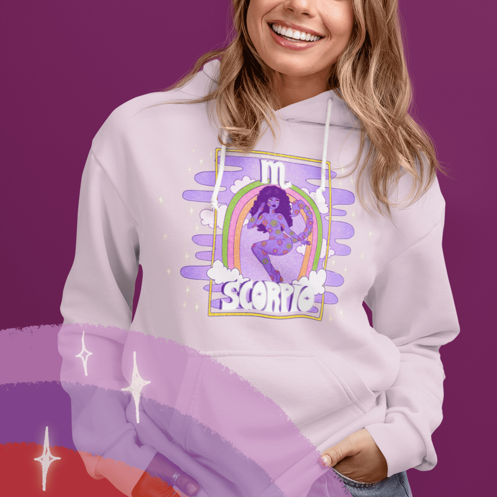 Image of SCORPIO PULP ASTROLOGY SWEATSHIRT