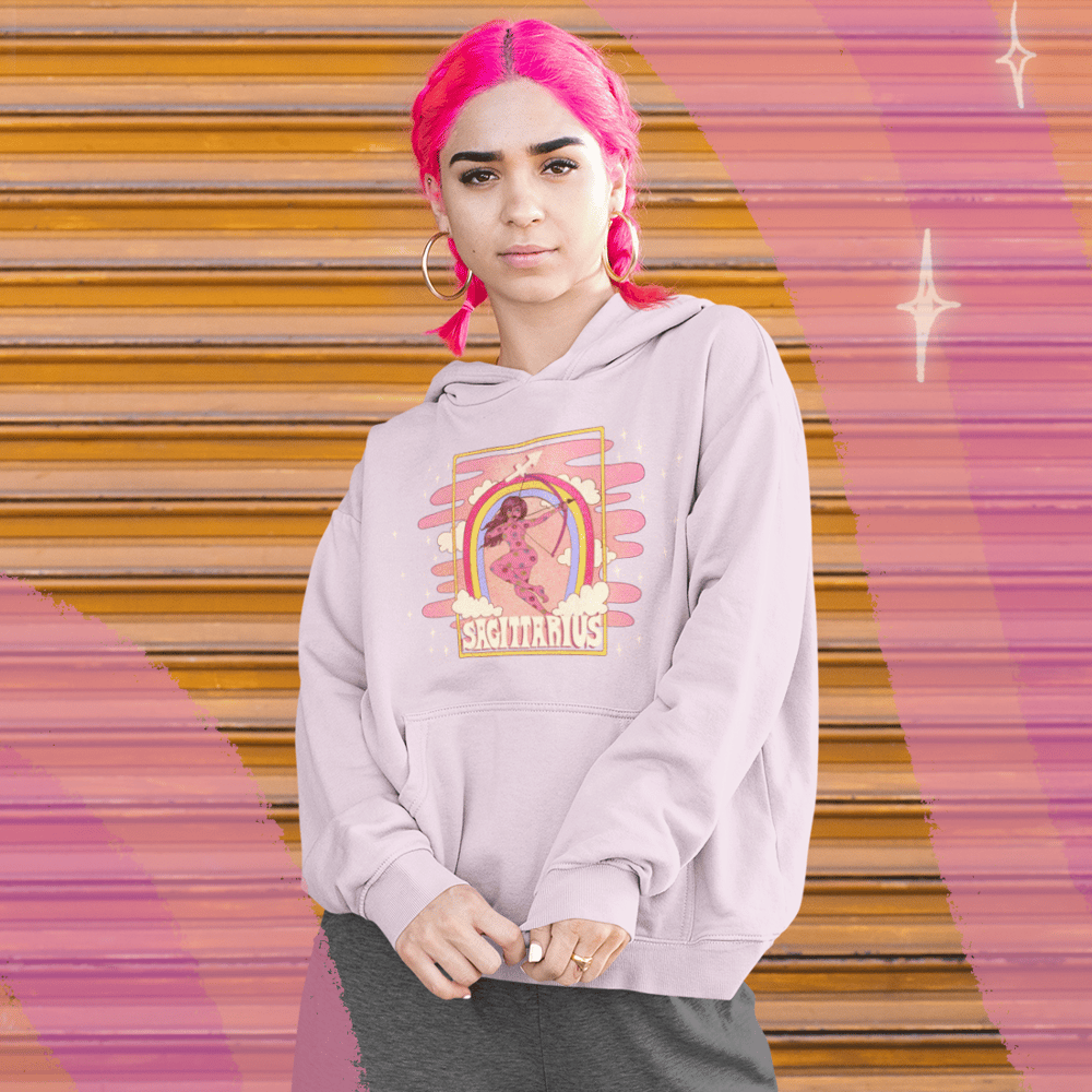 Image of SAGITTARIUS PULP ASTROLOGY SWEATSHIRT