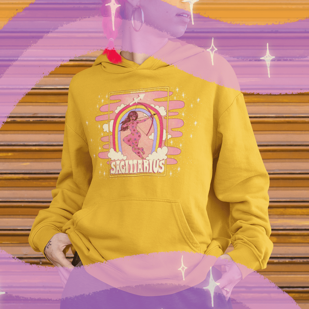 Image of SAGITTARIUS PULP ASTROLOGY SWEATSHIRT