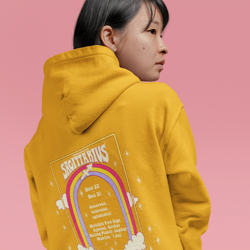 Image of SAGITTARIUS PULP ASTROLOGY SWEATSHIRT