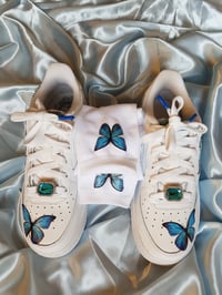 Image 2 of NIKE AIR FORCE 1s BUTTERFLY SNEAKERS 
