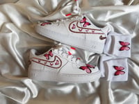 Image 1 of NIKE AIR FORCE 1 BUTTERFLY CUSTOM 