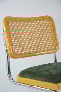 Image 4 of Chaise type Cesca canage & vert