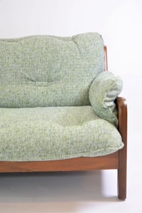 Image 3 of Canapé scandinave vert chiné