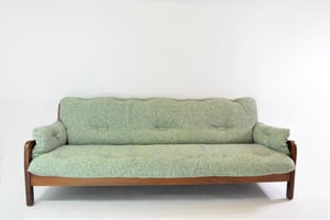 Image of Canapé scandinave vert chiné