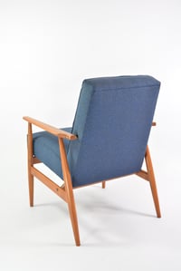 Image 3 of Fauteuils FOX bleu chiné