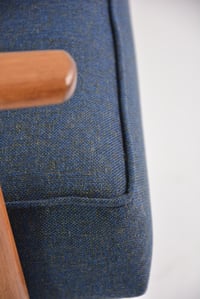 Image 4 of Fauteuils FOX bleu chiné