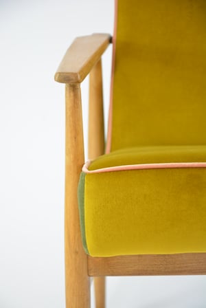 Image of Fauteuil FOX  jaune & vert