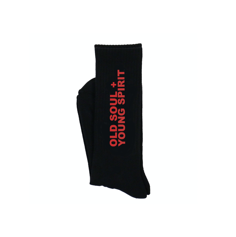 OSYS Socks - Black/Red