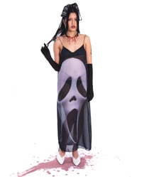 Ghostface Black Slip Dress