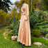 Gold "Beverly" Dressing Gown w/ Crystal Button Cuffs Image 3