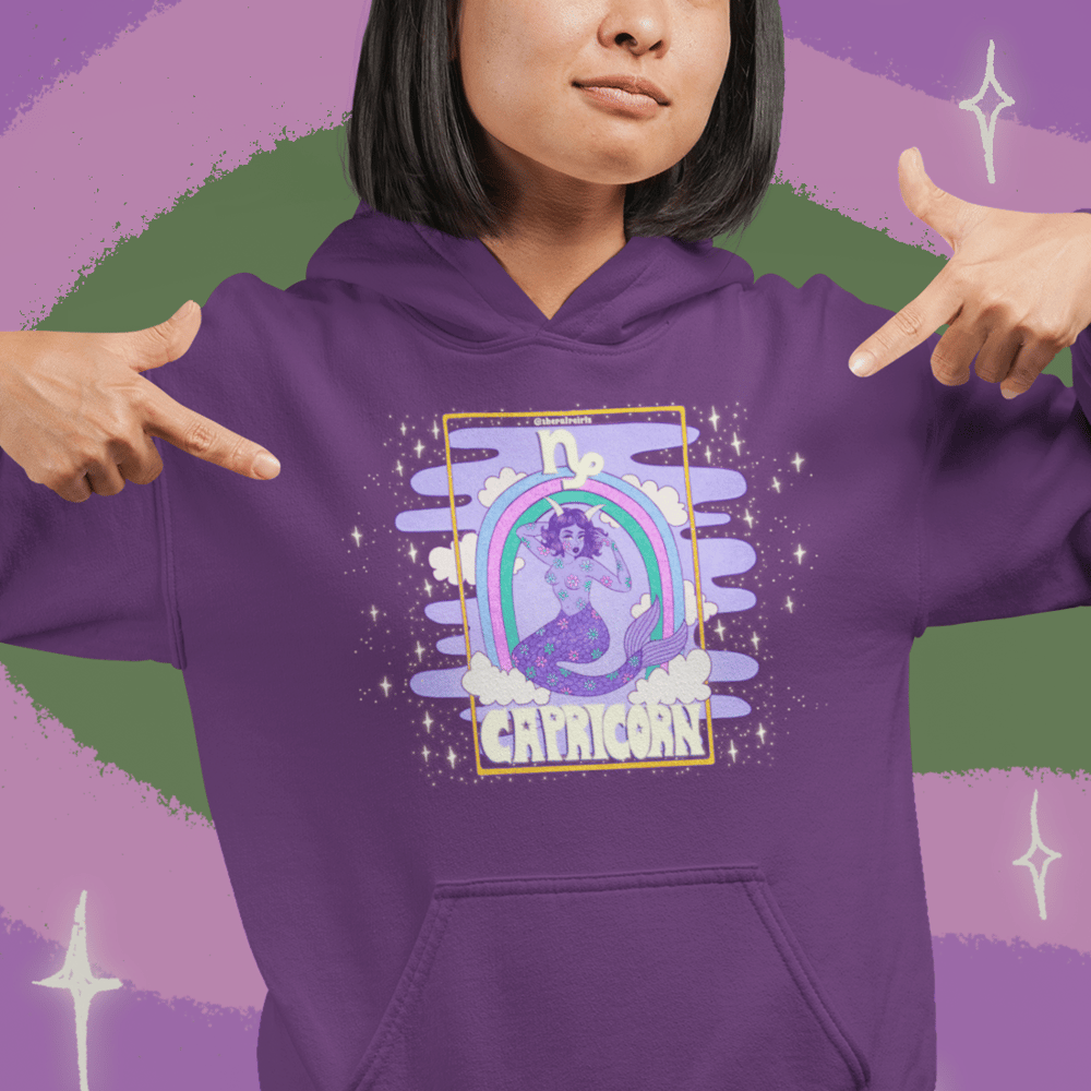 Image of CAPRICORN PULP ASTROLOGY SWEATSHIRT